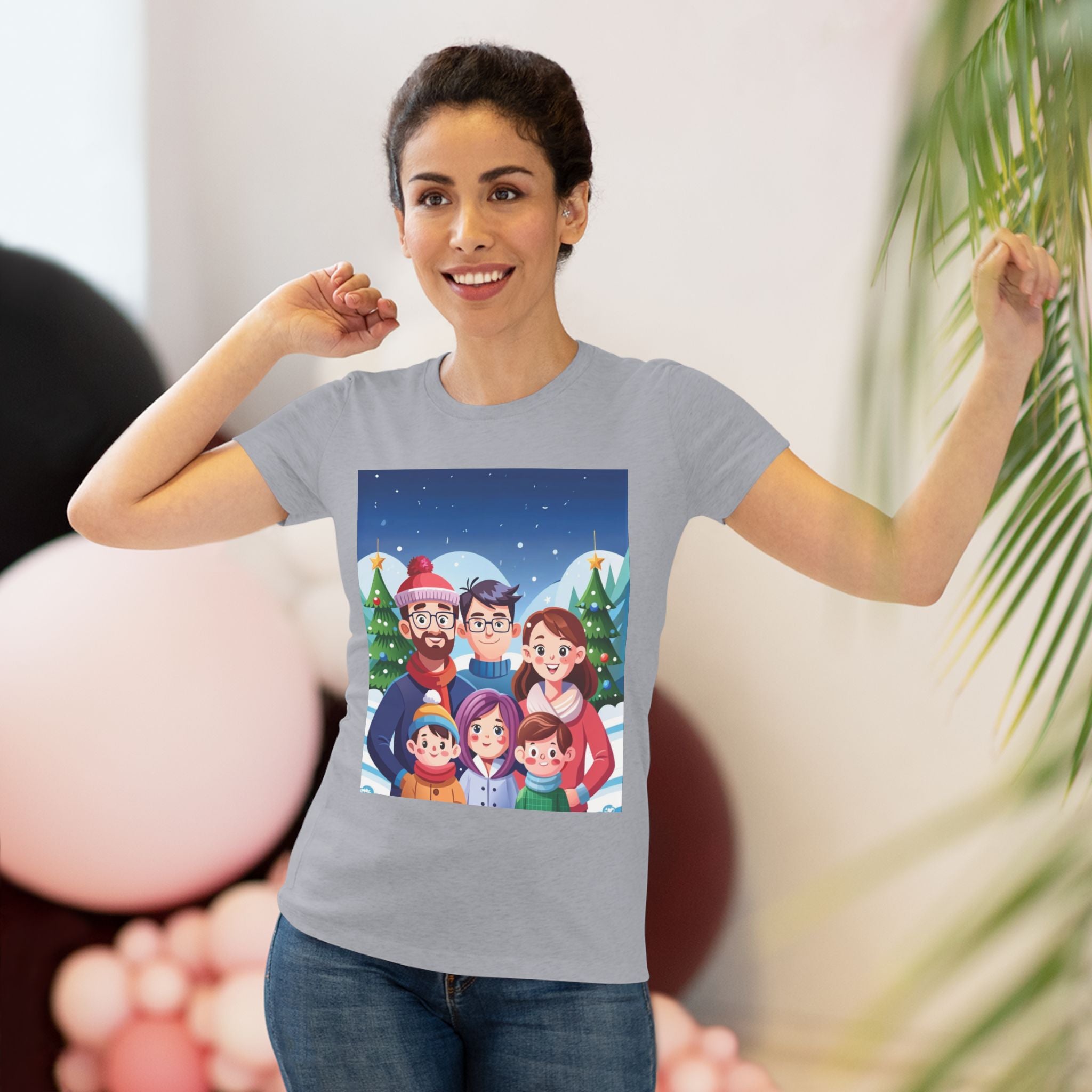 HAPPY CHRISTMAS DAY Women's Triblend Tee